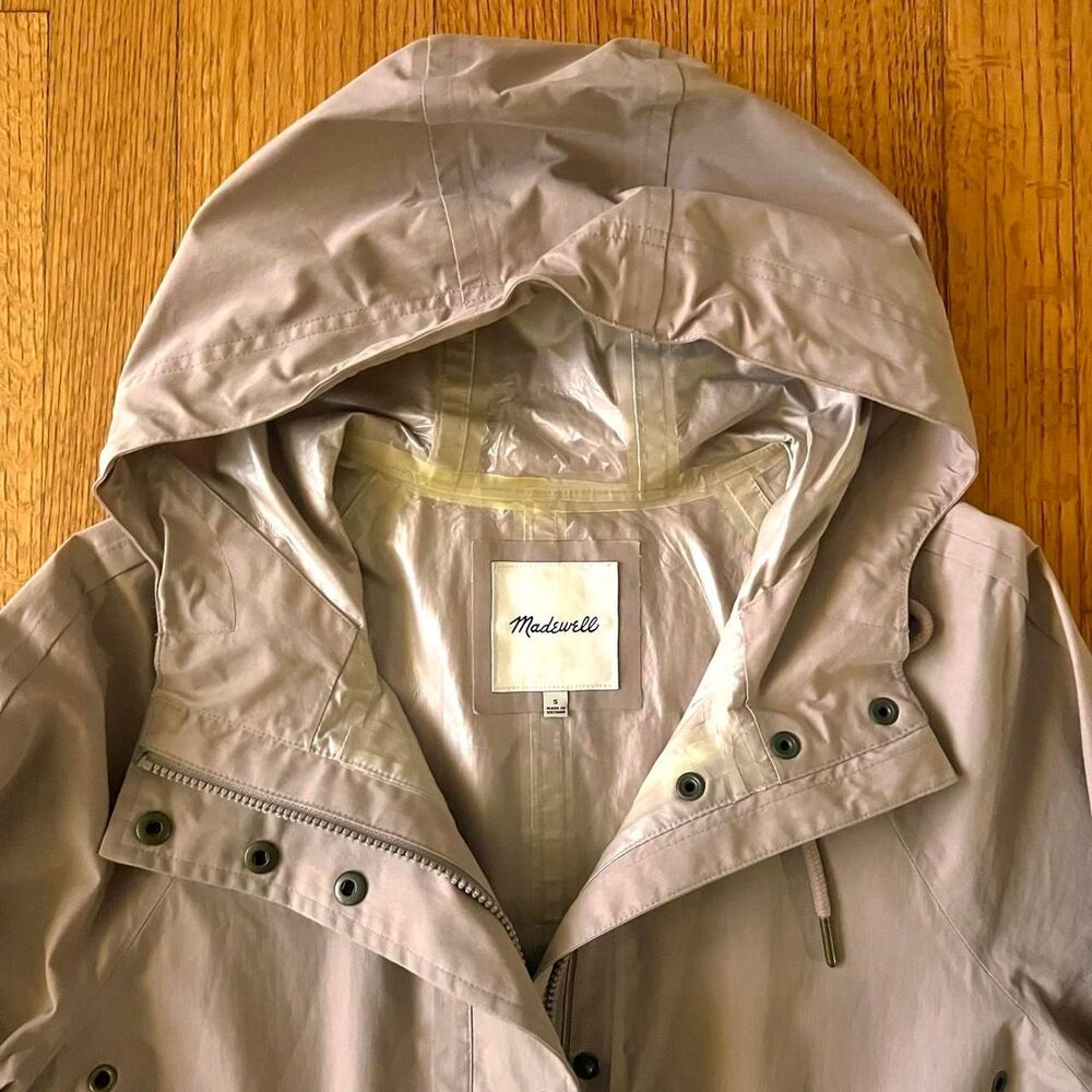 Madewell Women's Pink Jacket - waterproof rainfall anorak raincoat - Picture 5 of 8